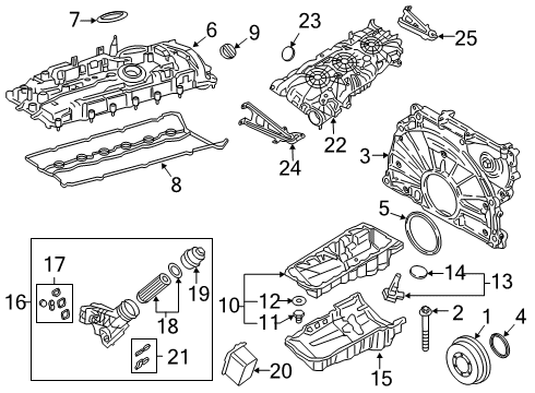 2021 BMW 540i Senders Diagram