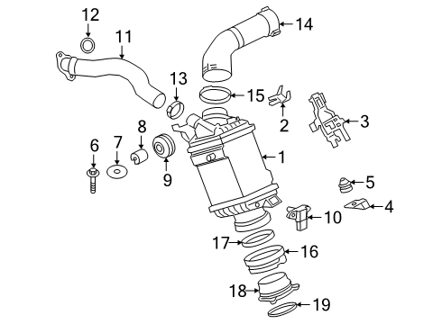 2021 BMW M850i xDrive Intercooler Diagram