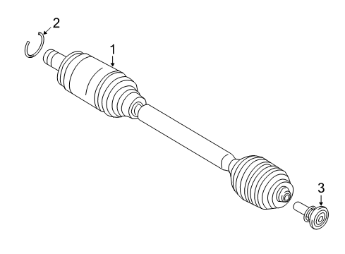 2021 BMW i3 Axle Components - Rear Diagram