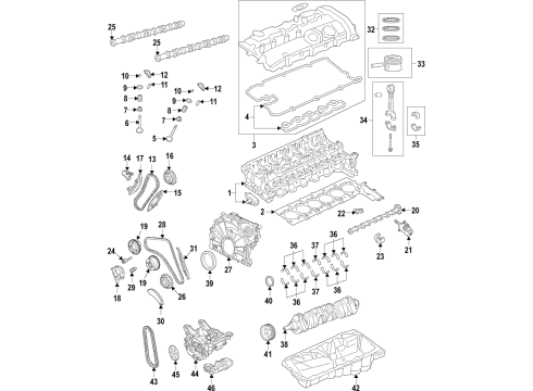 2023 BMW X3 M VIBRATION DAMPER Diagram for 11239845162