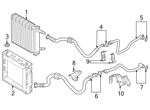 2024 BMW 760i xDrive Engine Oil Cooler Diagram