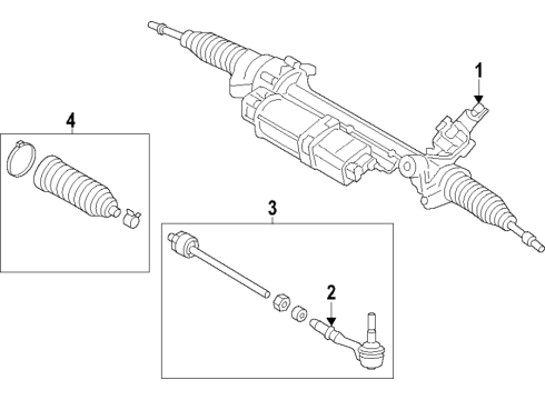 2022 BMW X6 Steering Column & Wheel, Steering Gear & Linkage Diagram 5