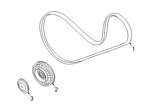 MECHANICAL BELT TENSIONER Diagram for 11289455975