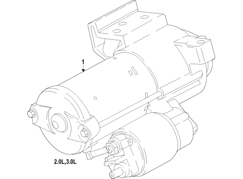 2021 BMW M4 Starter Diagram