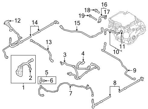 2022 BMW iX O-RING Diagram for 17129885396