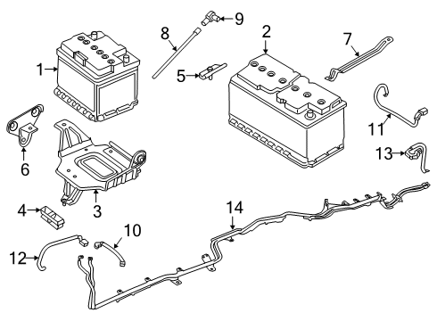 2021 BMW X7 Battery Diagram