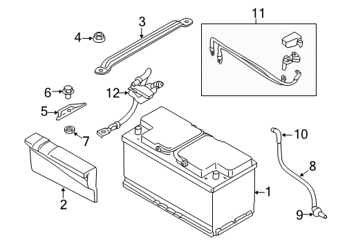 2021 BMW 230i Battery Diagram