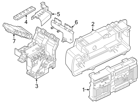 2022 BMW 530e Fuse Box Diagram 2