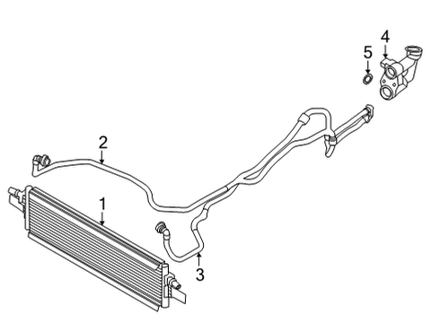 2023 BMW M440i Trans Oil Cooler Diagram