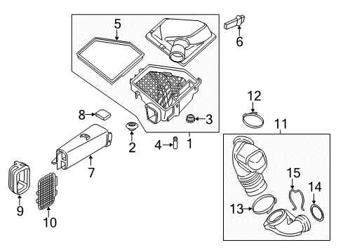 2021 BMW 230i Air Intake Diagram