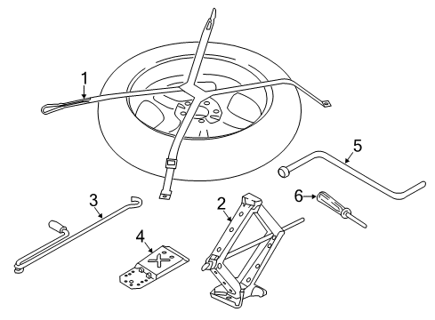 2023 BMW X3 M Jack & Components Diagram