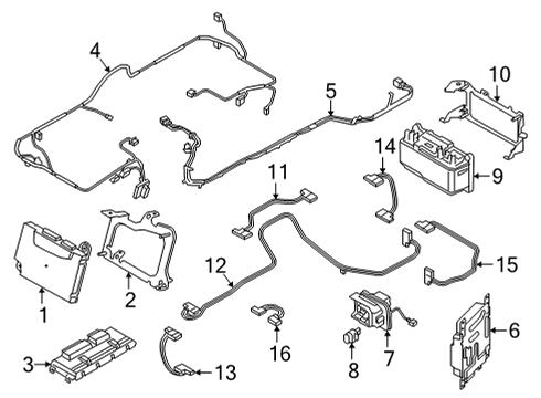 2021 BMW X3 ELECTRONIC MEMORY MANAGEMENT Diagram for 61278848677