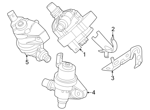 2023 BMW X1 Water Pump Diagram 1