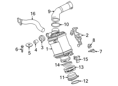 2022 BMW 750i xDrive Intercooler Diagram