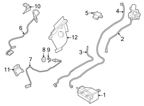 2023 BMW X5 ACTIVATED CHARCOAL FILTER Diagram for 16137486244