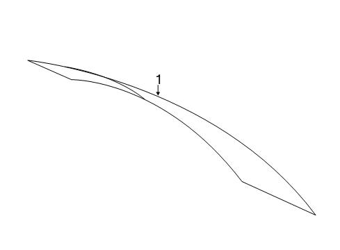 2023 BMW X3 M Glass - Lift Gate Diagram