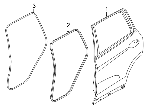 2023 BMW X4 Door & Components Diagram 2