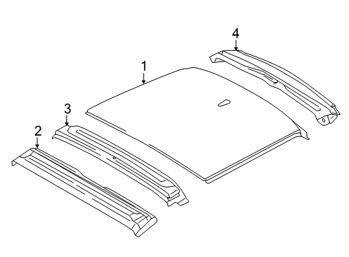 2021 BMW i3 Roof & Components Diagram 2