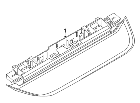 2023 BMW M440i High Mount Lamps Diagram 2