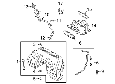 2022 BMW Z4 Fuel System Components Diagram