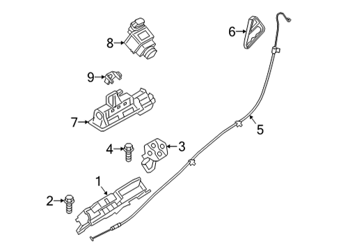 2022 BMW M235i xDrive Gran Coupe GAS SPRING TAILGATE Diagram for 51245A5F548