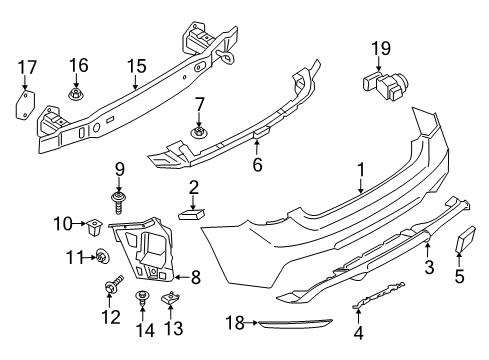 2021 BMW M2 Parking Aid Diagram 4