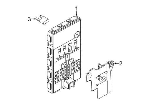 2023 BMW 540i xDrive Fuse Box Diagram 1