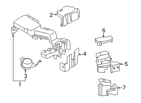 2024 BMW X6 M BATT.VOLTAGE FOR JUMP START Diagram for 61145A0B054