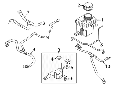 2021 BMW X5 Hoses & Pipes Diagram 3