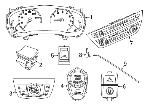 2021 BMW X3 M Lift Gate Diagram 1