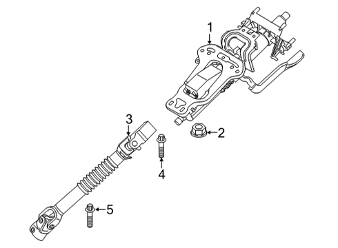 2022 BMW 228i Gran Coupe Steering Column & Wheel, Steering Gear & Linkage Diagram 7