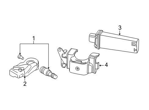 2021 BMW 230i xDrive Tire Pressure Monitoring Diagram