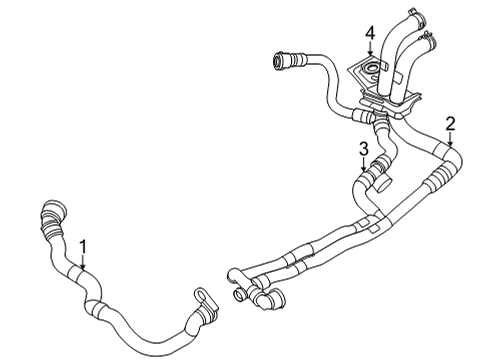 2023 BMW 228i Gran Coupe Heater Core & Control Valve Diagram 1