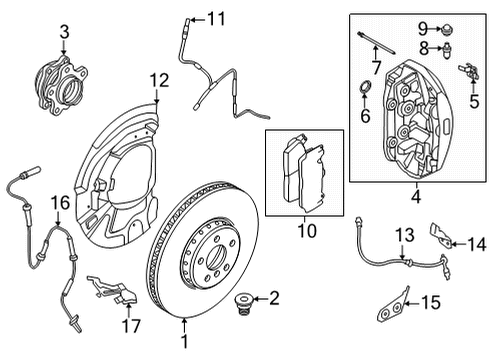 2021 BMW X6 Anti-Lock Brakes Diagram 2