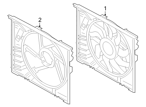 2024 BMW i4 Cooling Fan Diagram 1