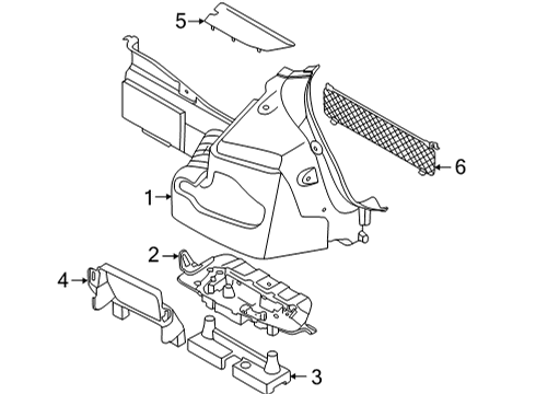 2021 BMW 430i COVER, STORAGE COMPARTMENT Diagram for 51476998225