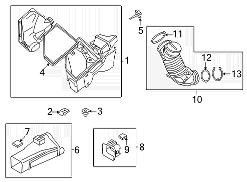 2023 BMW M240i Air Intake Diagram