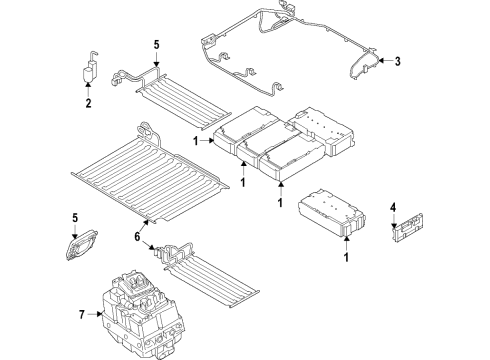 2022 BMW 530e ELECTRIC MOTOR ELECTRONICS Diagram for 12365A4A2A2