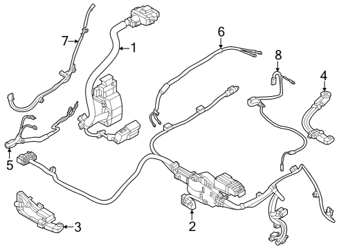 2023 BMW i7 LOW VOLTAGE VEHICLE WIRING H Diagram for 12515A37596