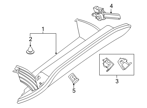 2021 BMW M850i xDrive Glove Box Diagram