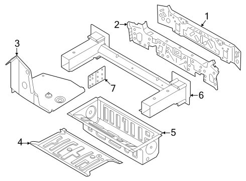 2024 BMW iX Rear Body Diagram