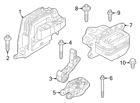 2024 BMW X1 TRANSMISSION BEARING SET Diagram for 22315A4DFE7