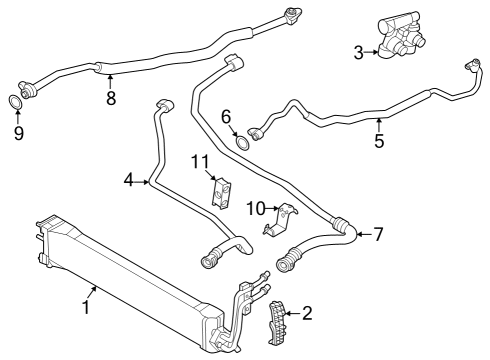 2024 BMW X5 Trans Oil Cooler Diagram 3