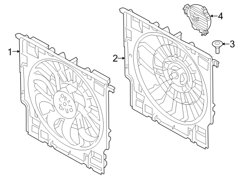 2024 BMW iX Cooling Fan Diagram