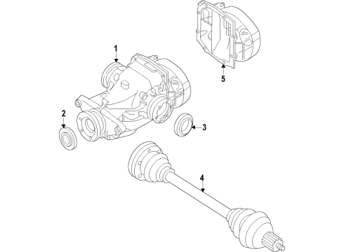 2023 BMW 430i PROP SHAFT Diagram for 26108848018