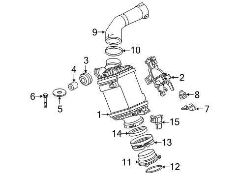 2022 BMW X5 Throttle Body Diagram 1