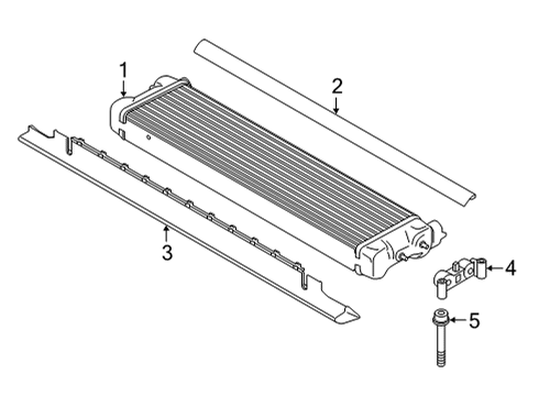 2024 BMW M8 Oil Cooler Diagram