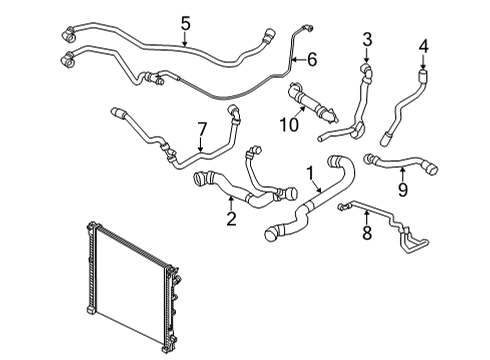 2021 BMW X5 Hoses & Lines Diagram 2