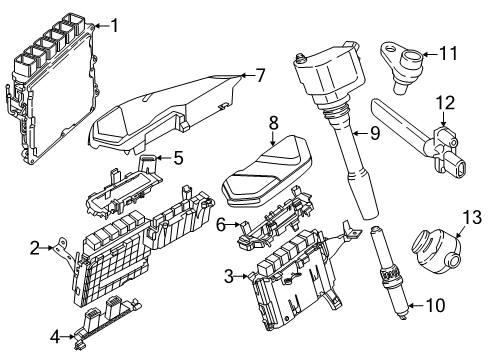 2021 BMW M5 Powertrain Control Diagram 2