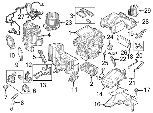 2022 BMW iX CHANGEOVER VALVE Diagram for 64119462114